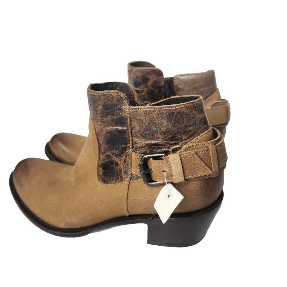 J.B. Dillon Women's Size 9.5 New Boots Booties Brown Leather
